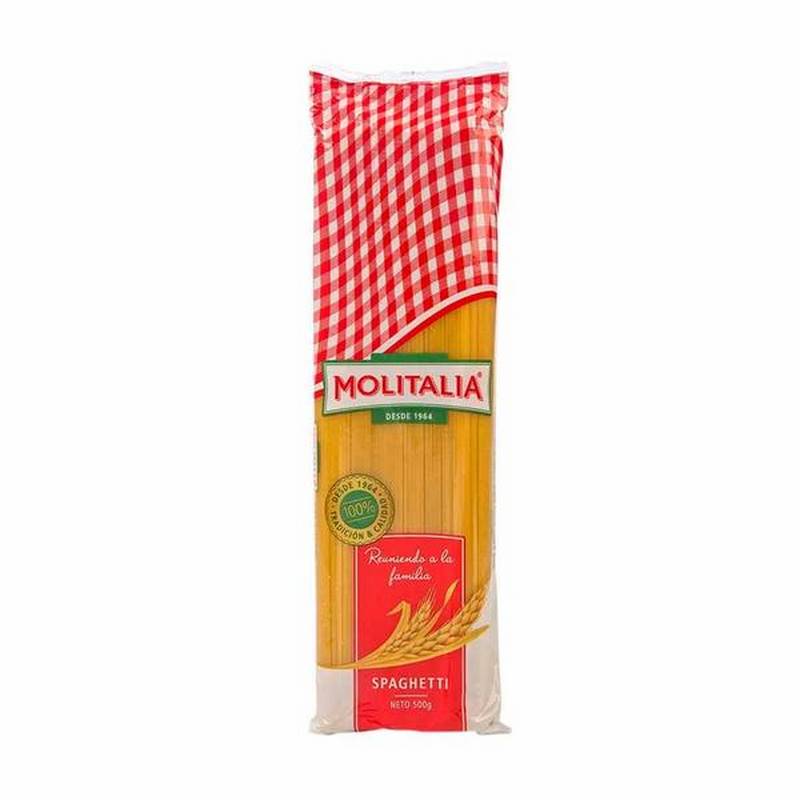 Fideo Spaghetti Molitalia Bolsa  500 g