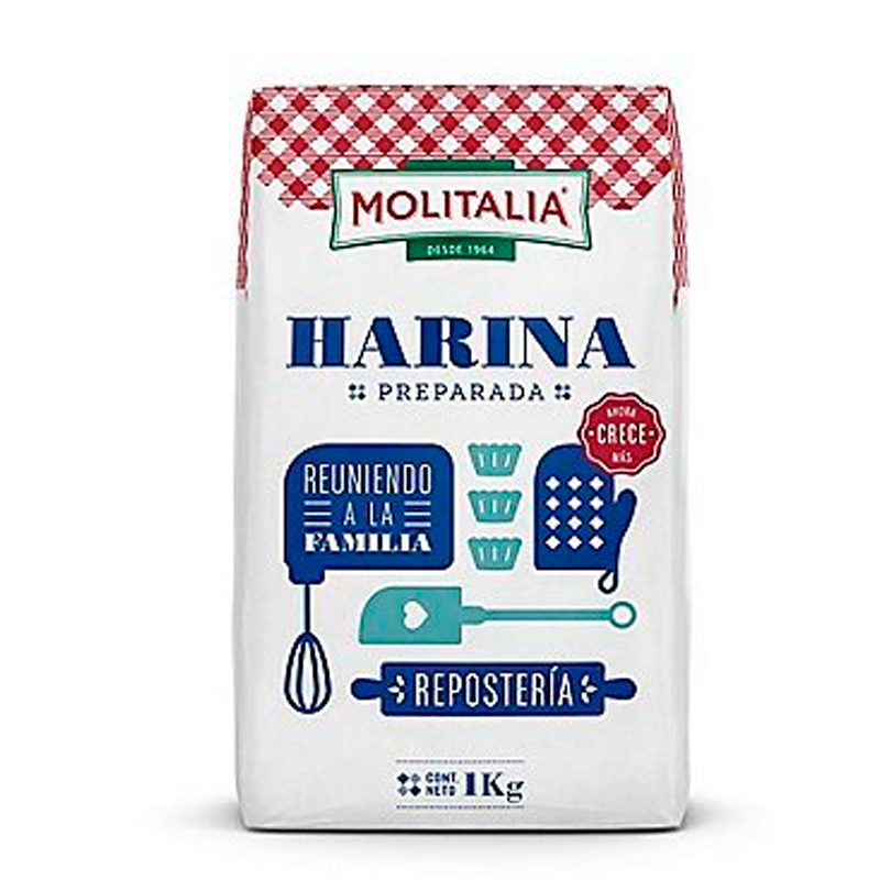 Harina Preparada Molitalia Bolsa 1 KG.