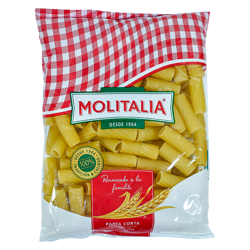 Fideo Rigatoni Molitalia Bolsa  250 g