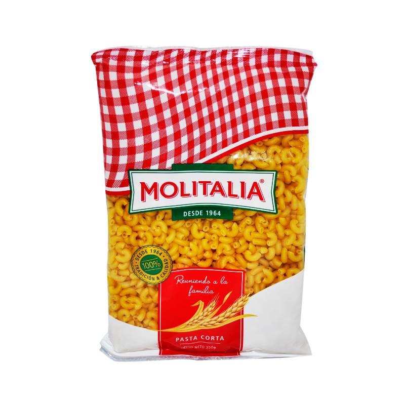 Fideo Mini Codo Molitalia Bolsa  250 g